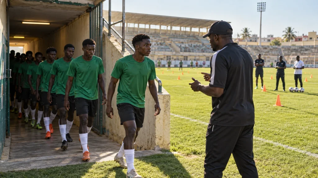 Des jeunes talents entrent sur le terrain pour une nouvelle session de tests à Rufisque