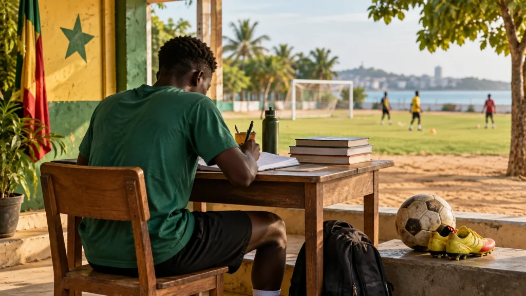 Un jeune concilie sa formation et son projet de football à Bargny